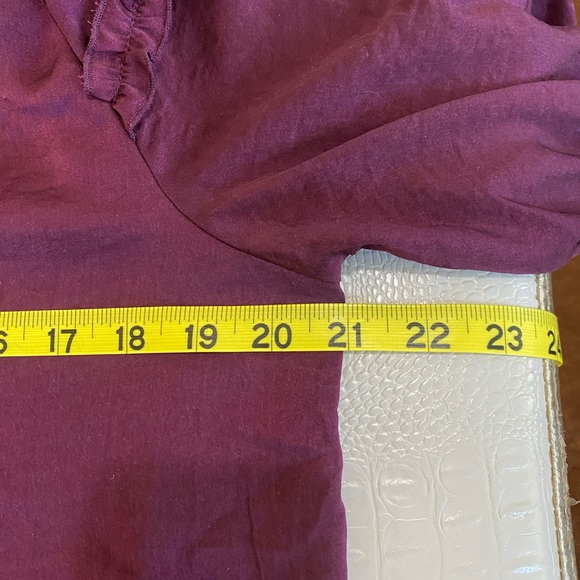 Como Blu sz Small Petite Purple Short Sleeve Pullover Top - Picture 5 of 8